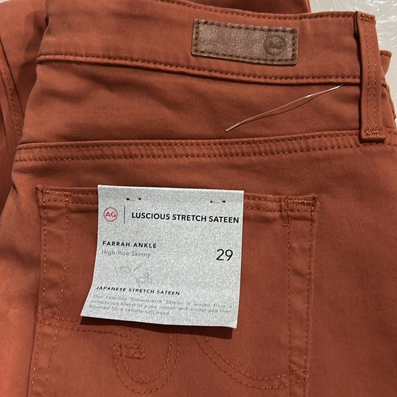 AG Adriano Goldschmied Women's Sateen Farrah Skinny Ankle - Picture 5 of 9